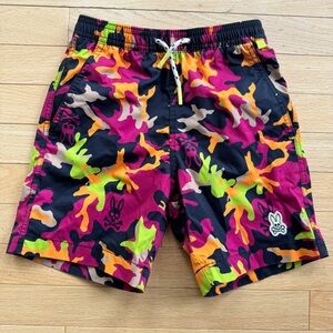 Colorful Camouflage Swim Trunks